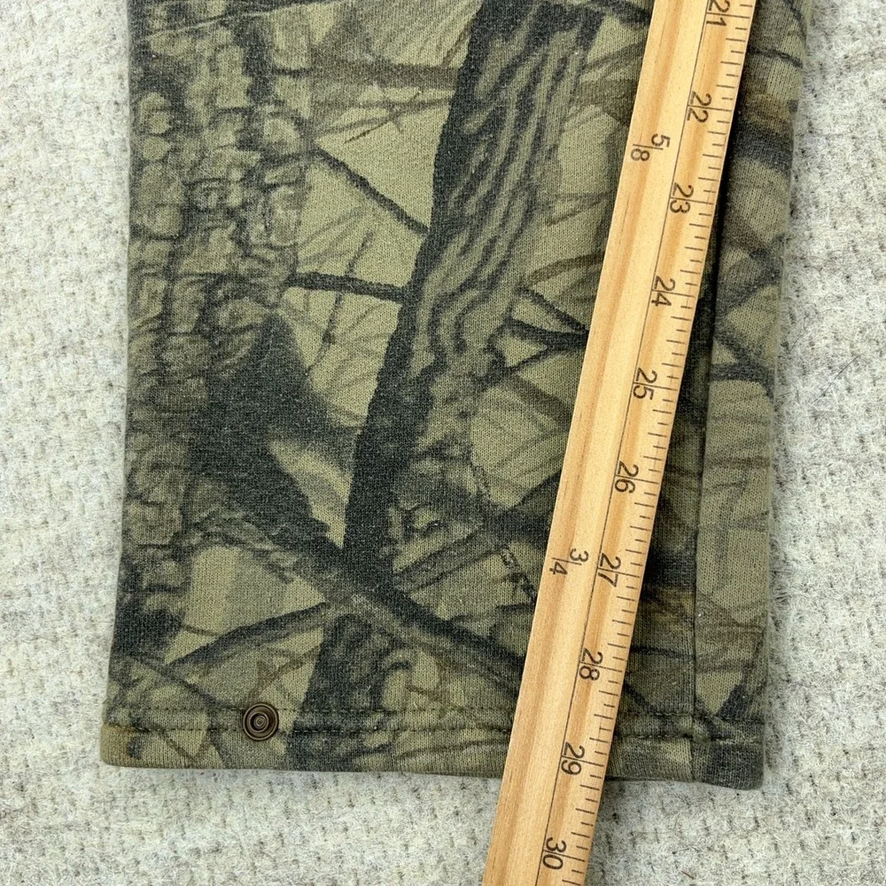 Vintage Jerzees Camo Sweatpants Men‎ Medium Cargo Jogger 90s Y2K USA Hardwoods